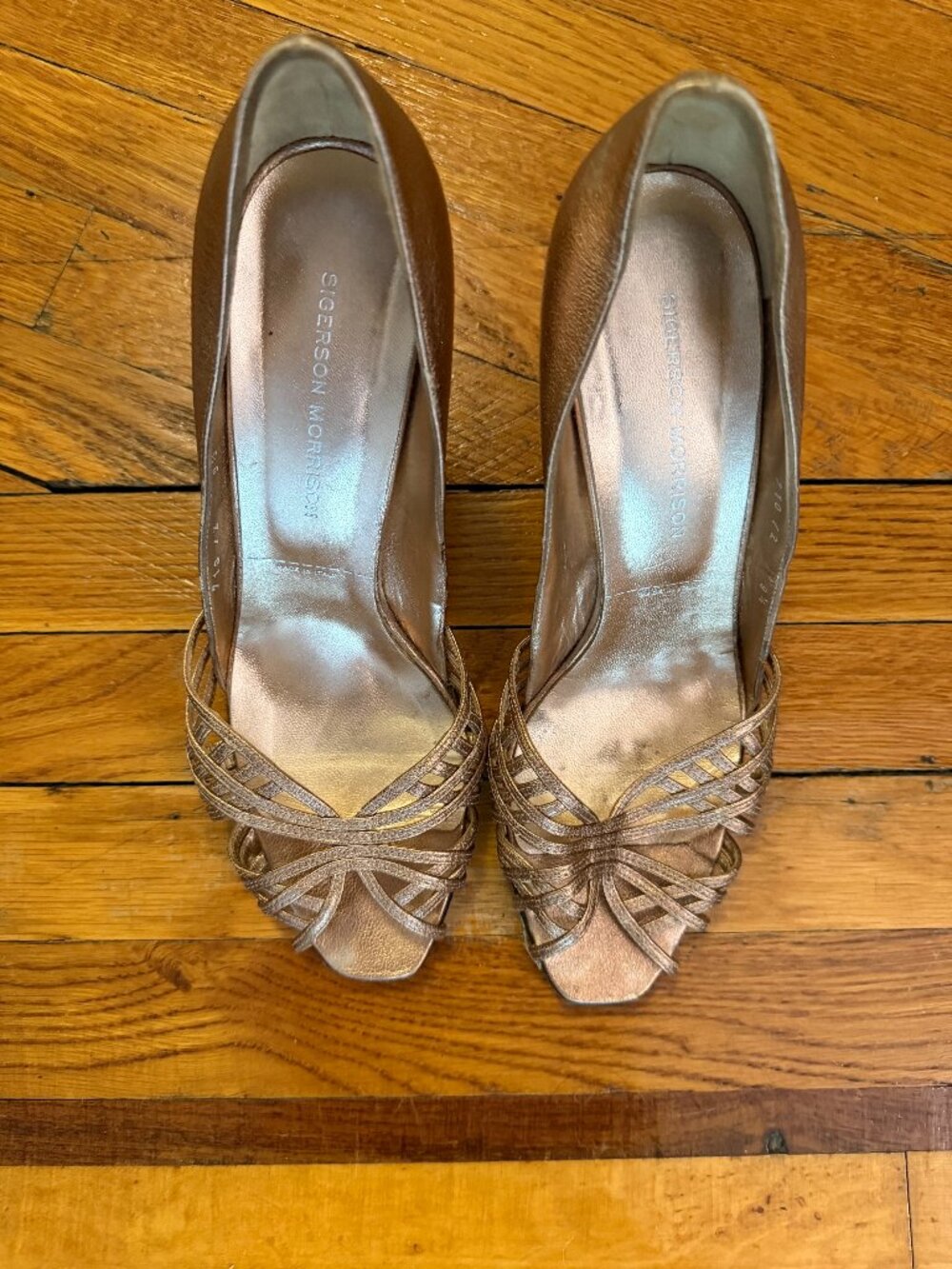 Rose Metallic Sigerson Morrison Heels